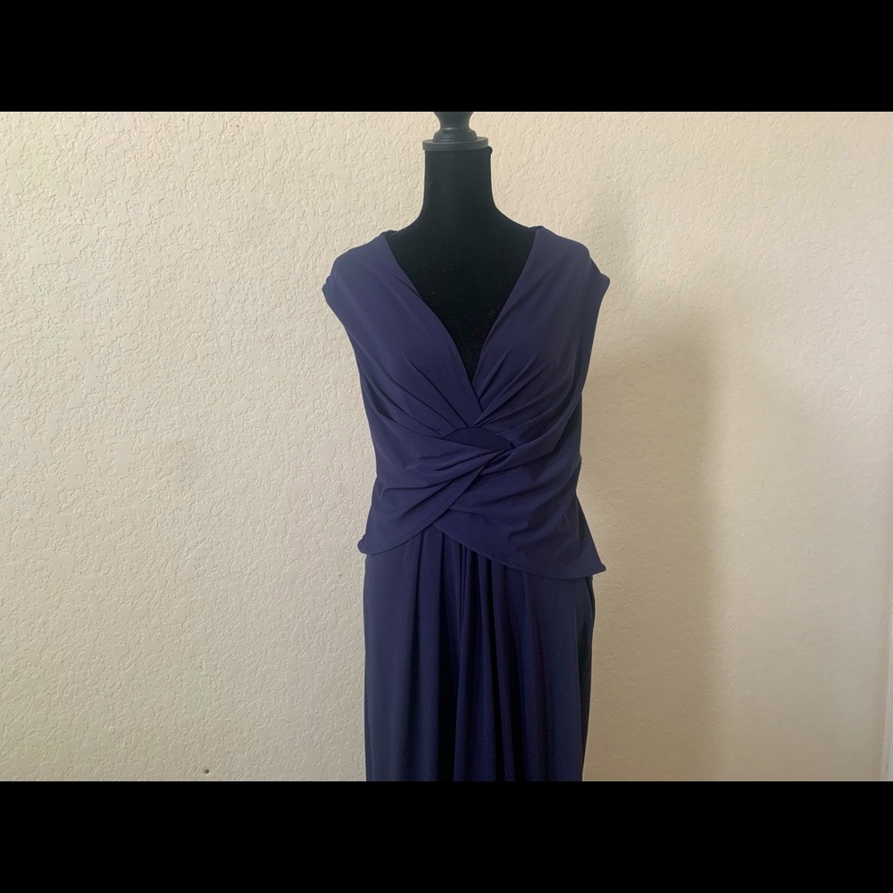 Moda International Dark Blue Maxi Dress